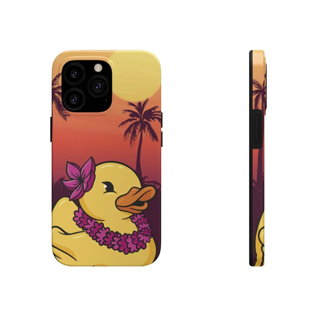 Hawaii Rubber Ducky Cute Phone Case - Image 4