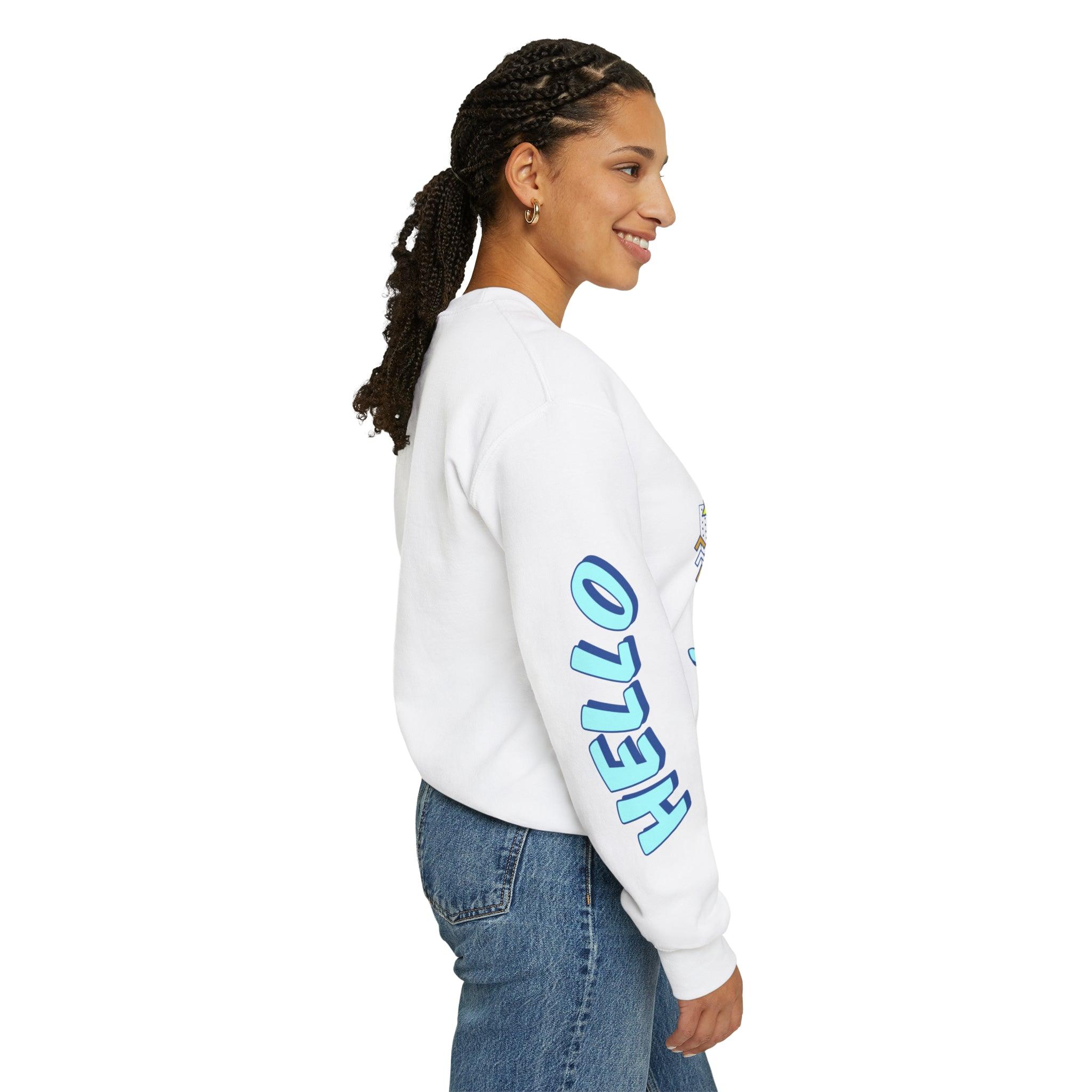 Hello Sweetie Froggie Donut Sweatshirt - Image 5