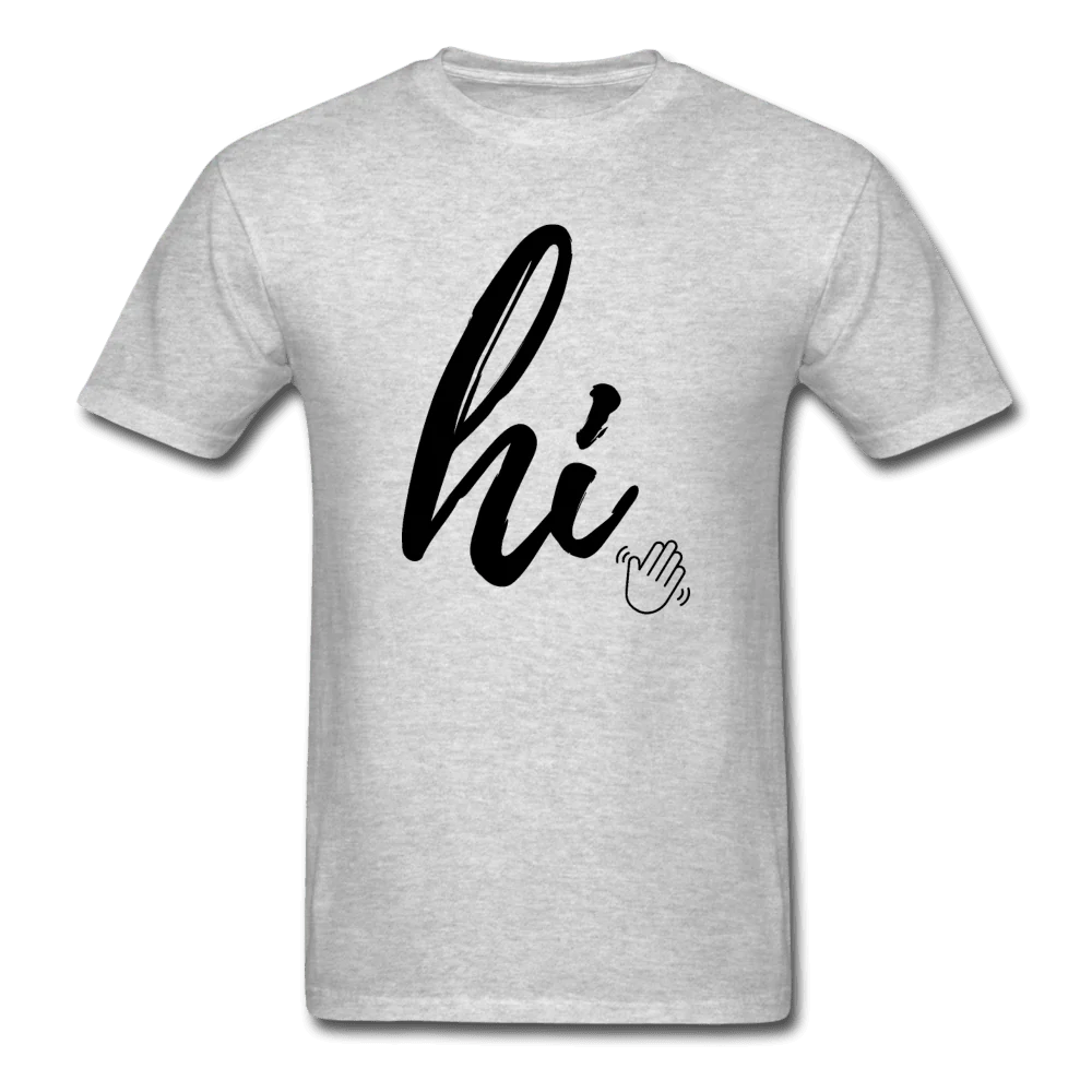 Hi *Wave* Cute Emoticon Unisex T-Shirt - Image 6