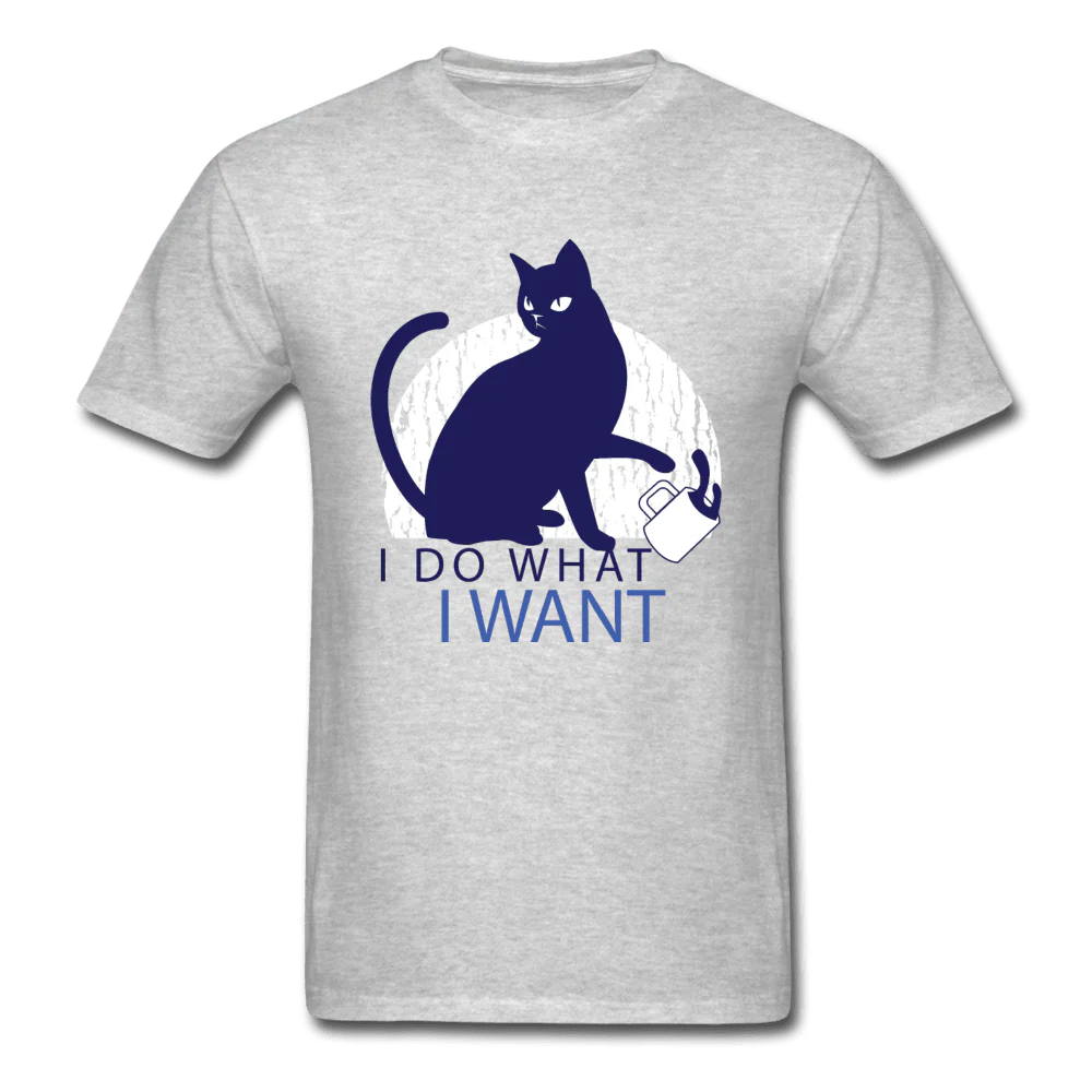 I Do What I Want Sassy Cat Unisex T-Shirt - Image 3