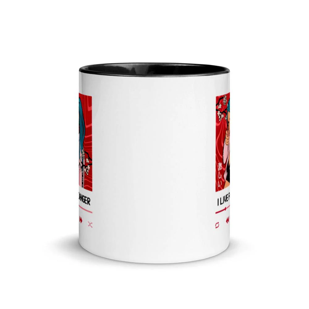 I Live for Danger Anime Mug - Image 3