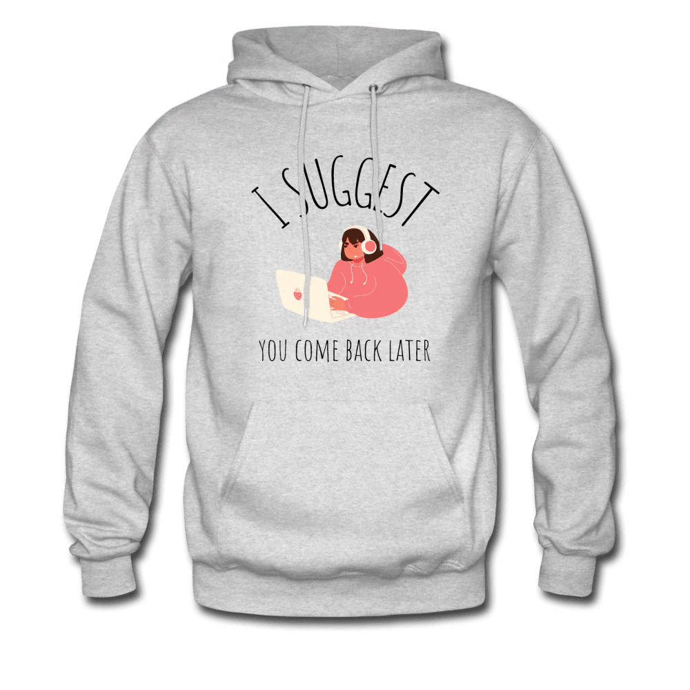 I Suggest You Come Back Later Gamer Girl Hoodie - Image 5