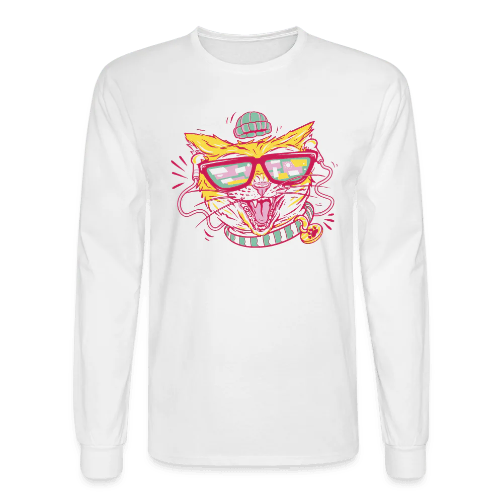 Jam Out Cool Cat Long Sleeve T-Shirt