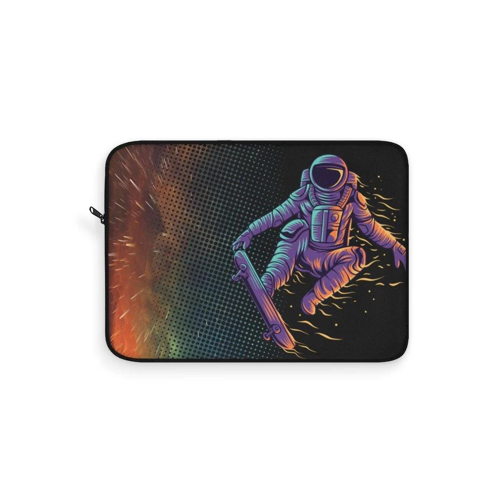 Skateboarding Astronaut – Laptop Sleeve - Image 4
