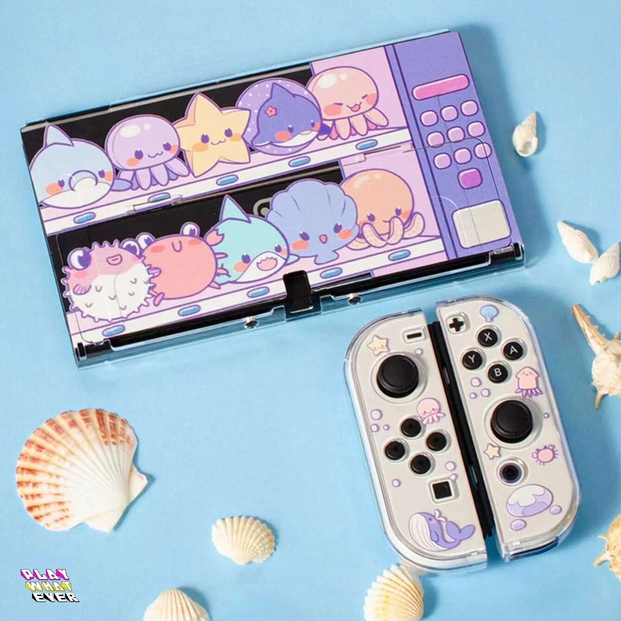 Kawaii Sea Plushie Vending Machine Nintendo Switch Case - Image 2