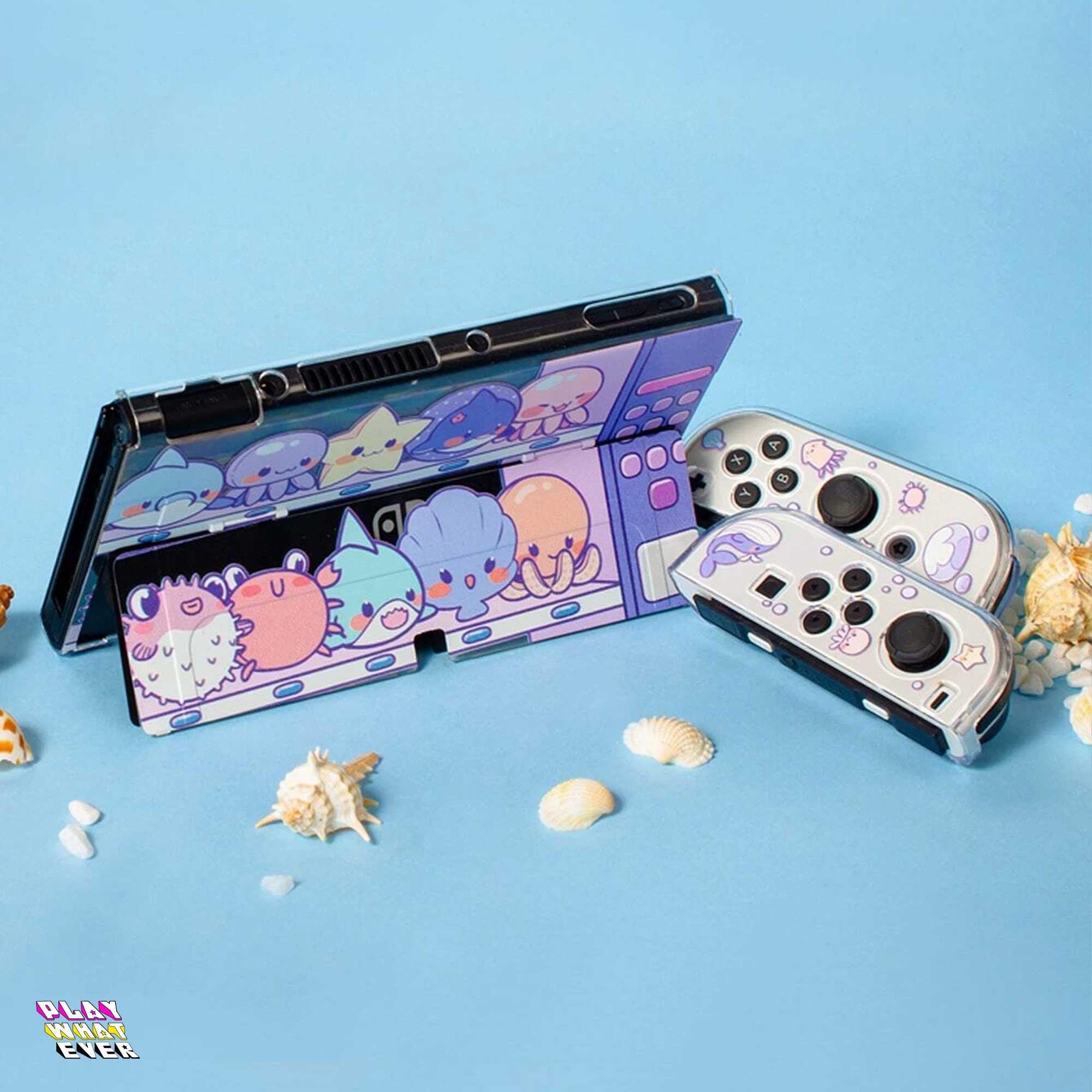 Kawaii Sea Plushie Vending Machine Nintendo Switch Case - Image 4