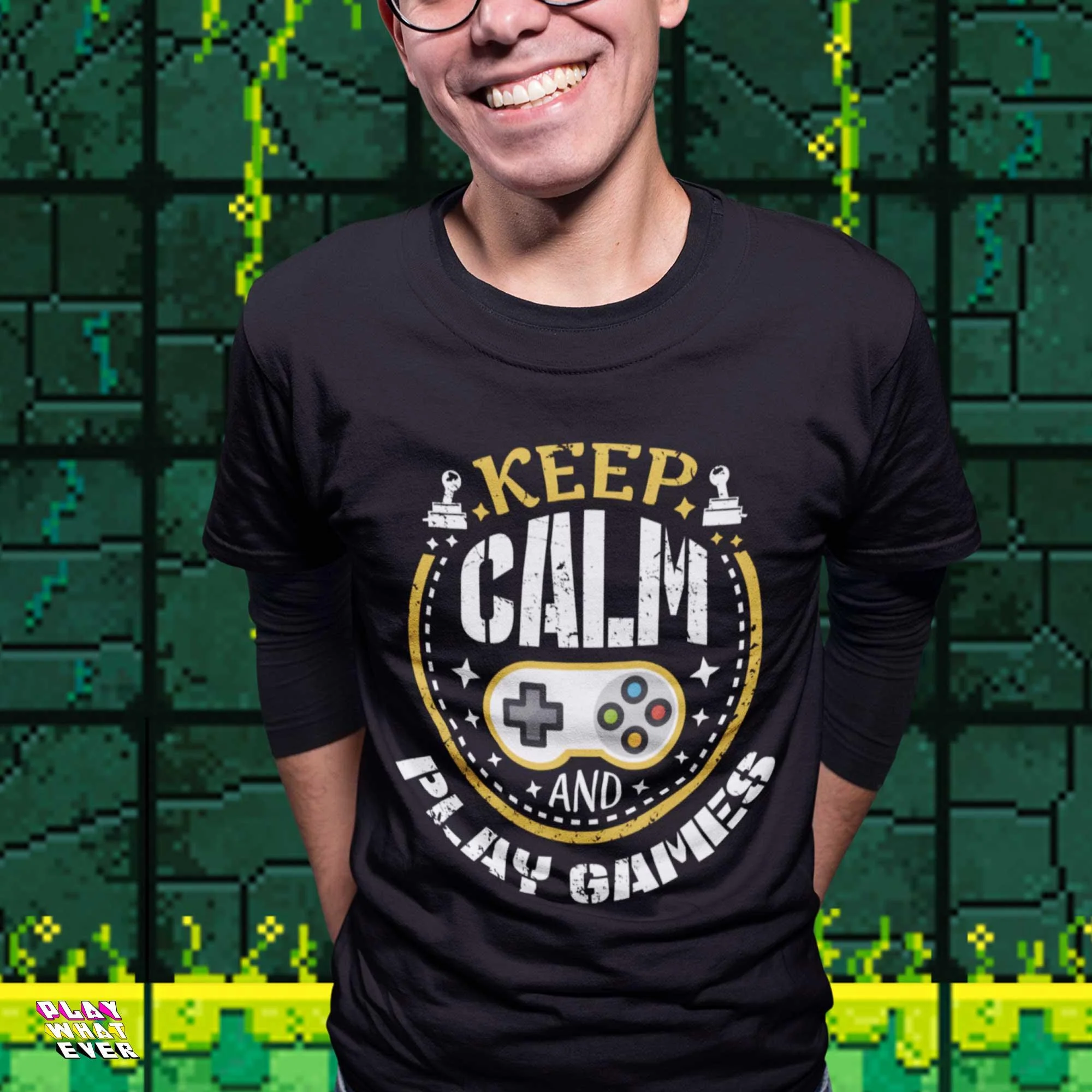 Keep Calm and Play Games Ultra Cotton Gamer T-Shirt - Image 2