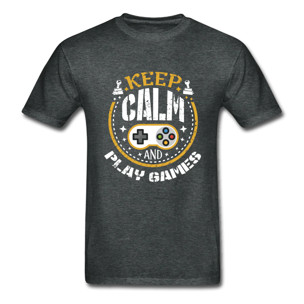 Keep Calm and Play Games Ultra Cotton Gamer T-Shirt - Image 5