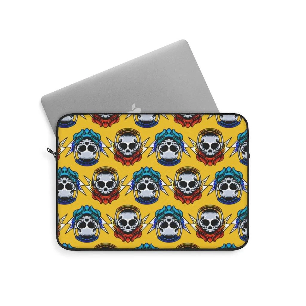 Lala Skull Heads Laptop Sleeve - Image 2