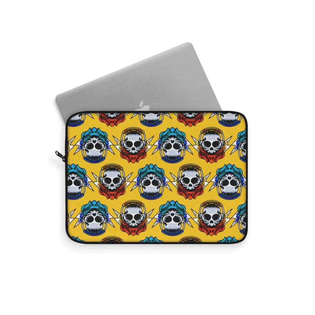 Lala Skull Heads Laptop Sleeve - Image 5