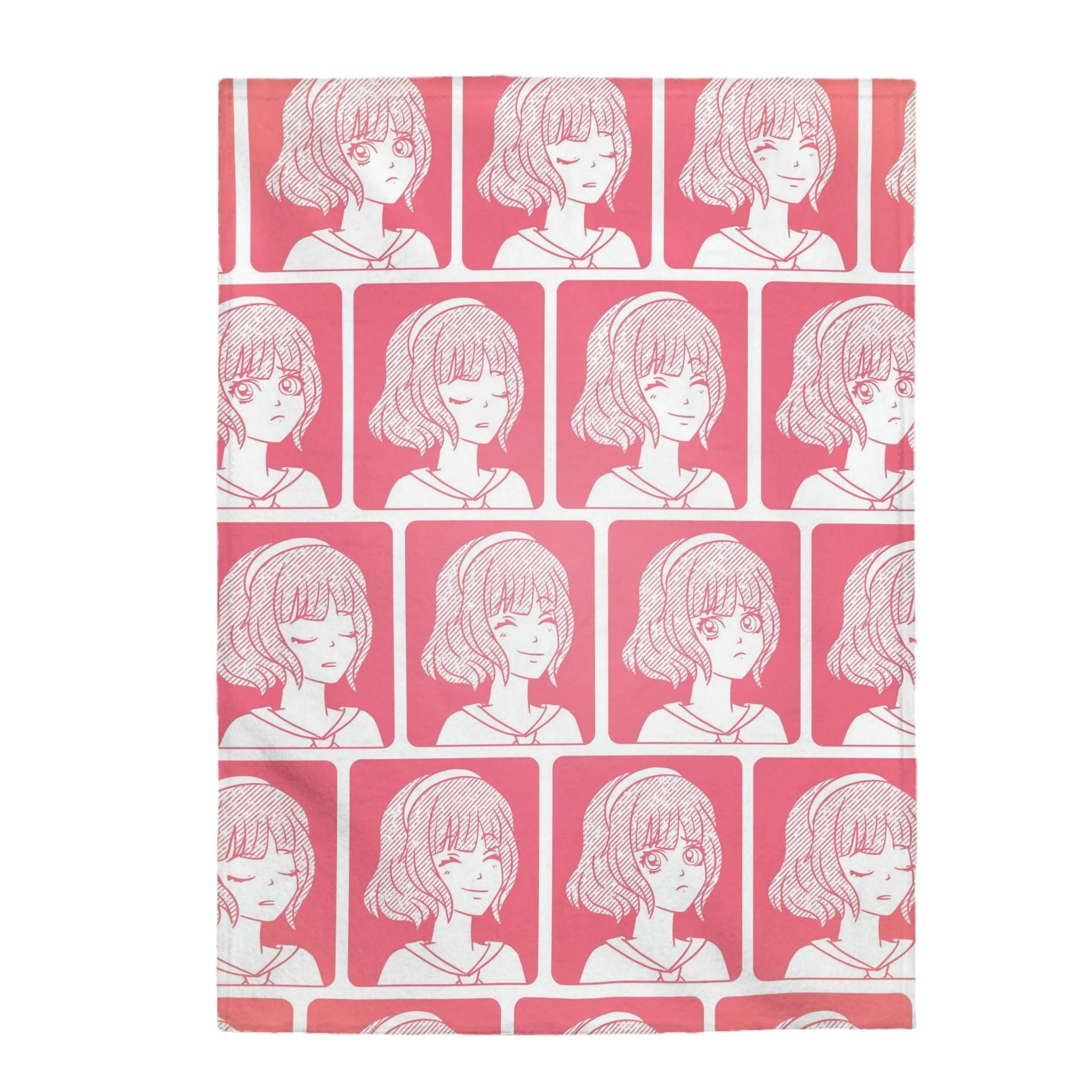 Laugh Cry Sleep Anime Emotions Anime Blanket - Image 6