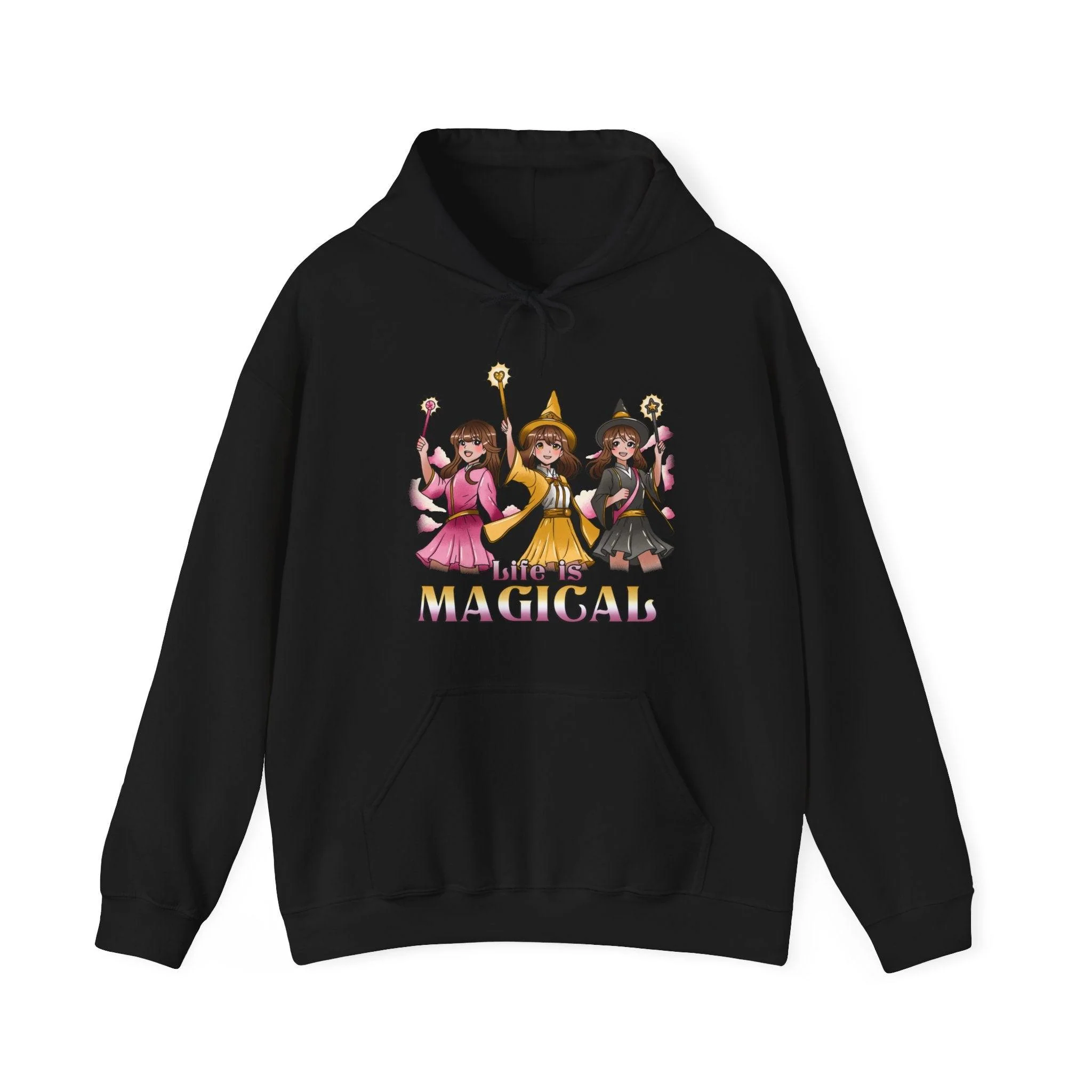 Life is Magical Anime Magical Girl Hoodie - Image 3