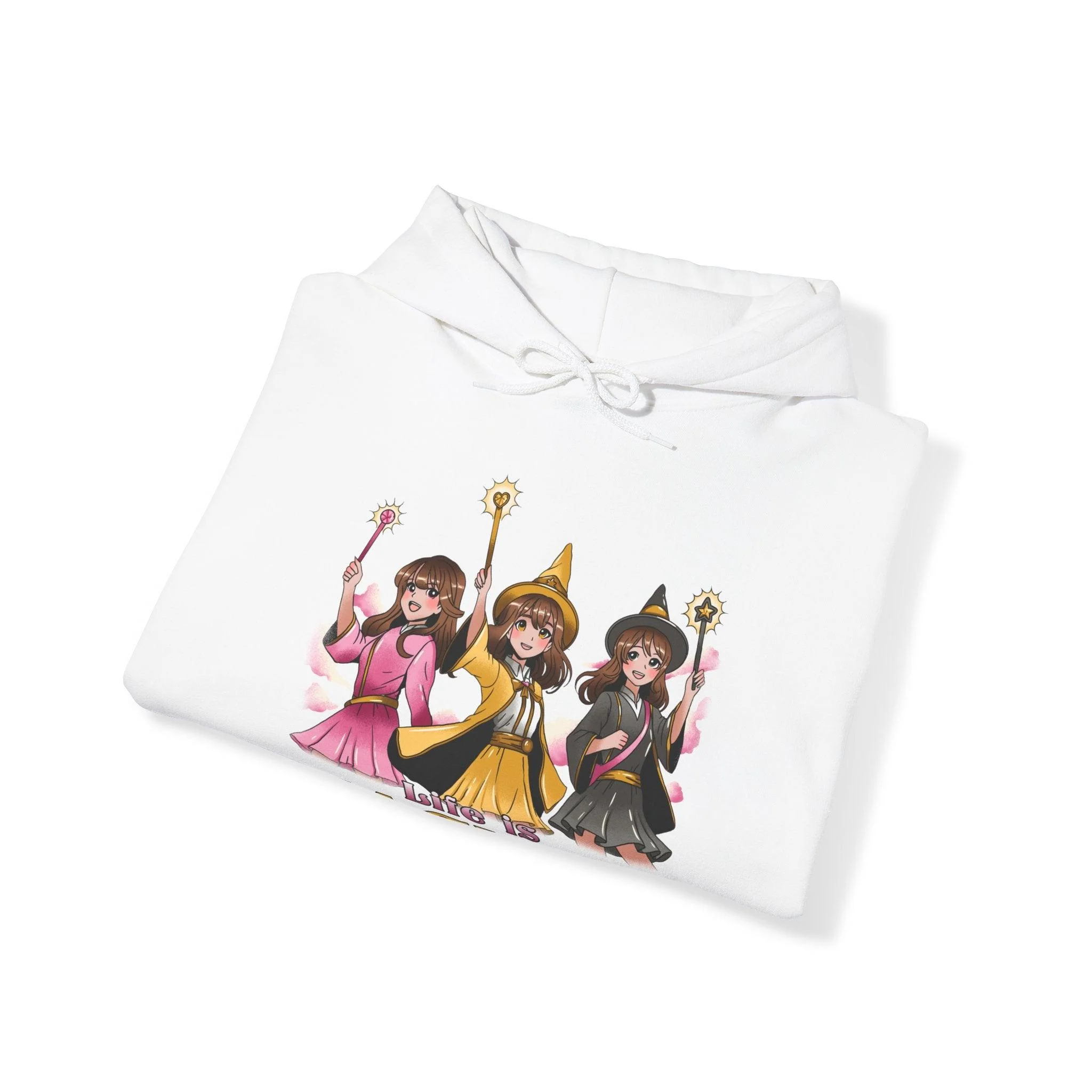 Life is Magical Anime Magical Girl Hoodie - Image 5