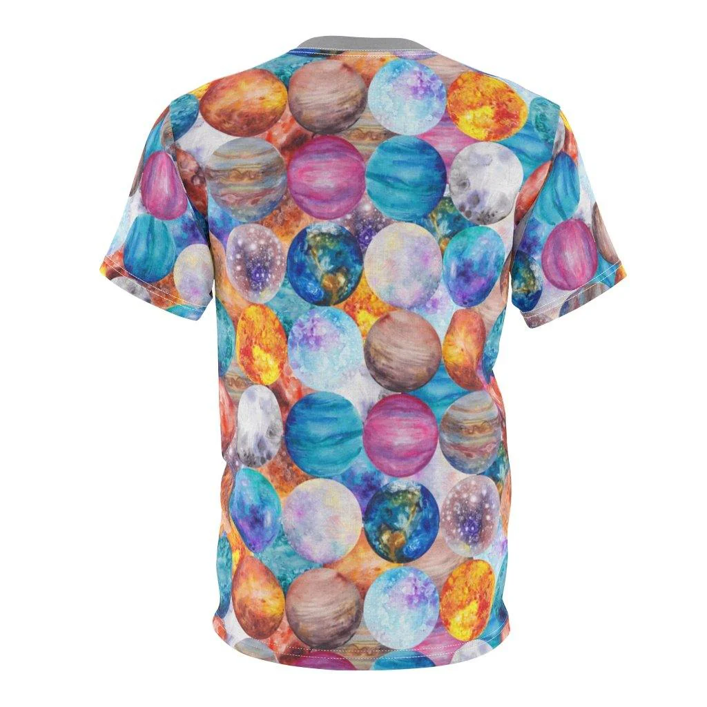Losing My Marbles Planets Unisex Shirts - Image 3