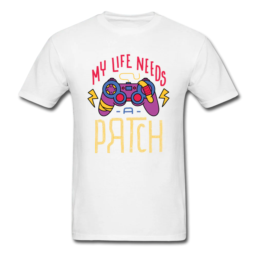 My Life Needs a Patch Gamer Unisex T-Shirt - Image 4
