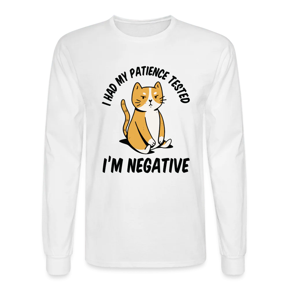 No Patience Grumpy Cat Long Sleeve T-Shirt