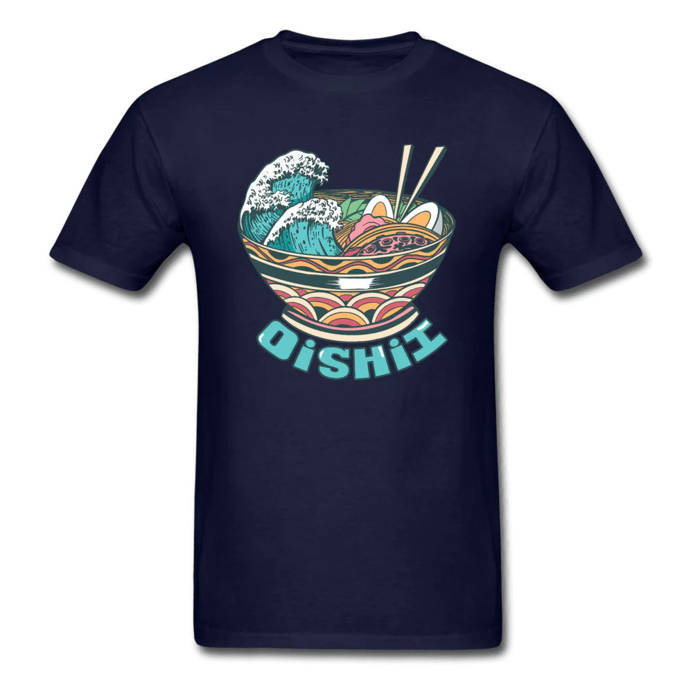 Oishii Desu! Ramen Ocean Unisex T-Shirt - Image 10