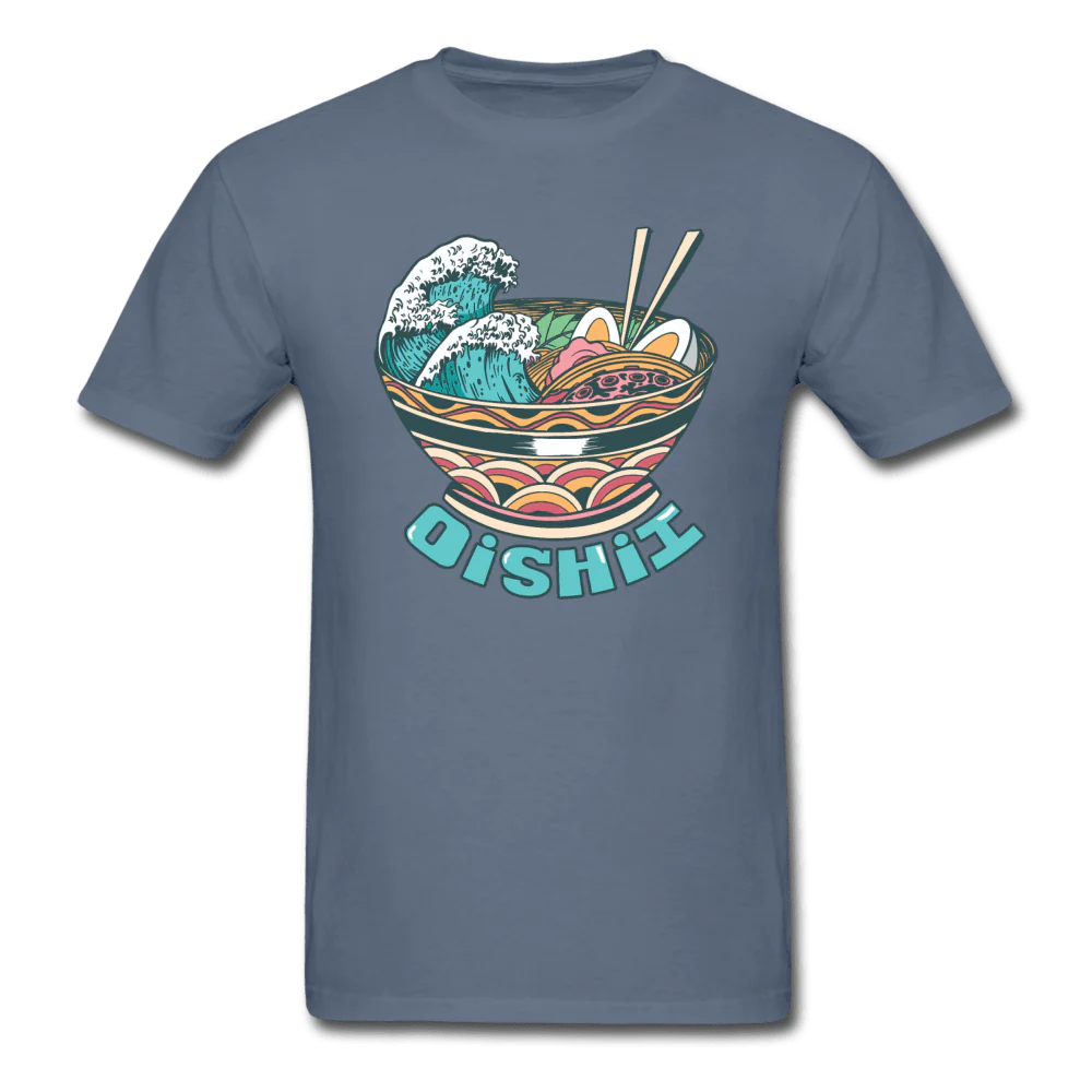 Oishii Desu! Ramen Ocean Unisex T-Shirt - Image 5
