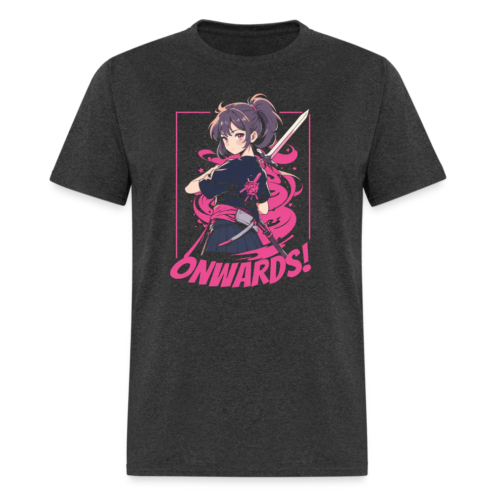 Onward! Anime Sword Girl Unisex T-Shirt - Image 3