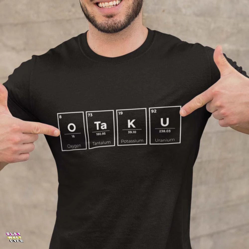 OTAKU Periodic Table #Nerd Unisex Classic T-Shirt - Image 2