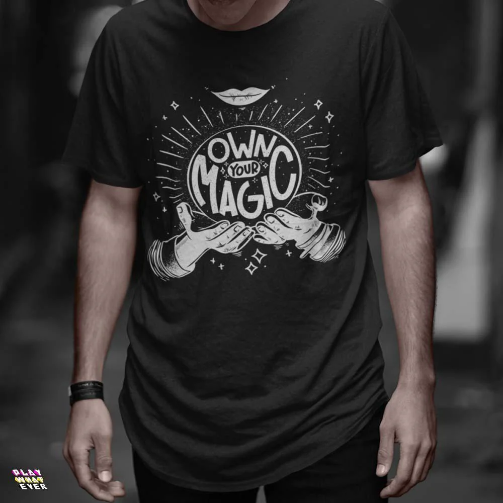Own Your Magic Crystal Ball Unisex T-Shirt - Image 2