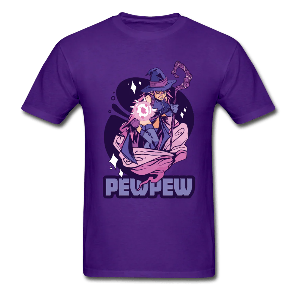 Pew Pew Magical Witch Ultra Cotton T-Shirt - Image 4