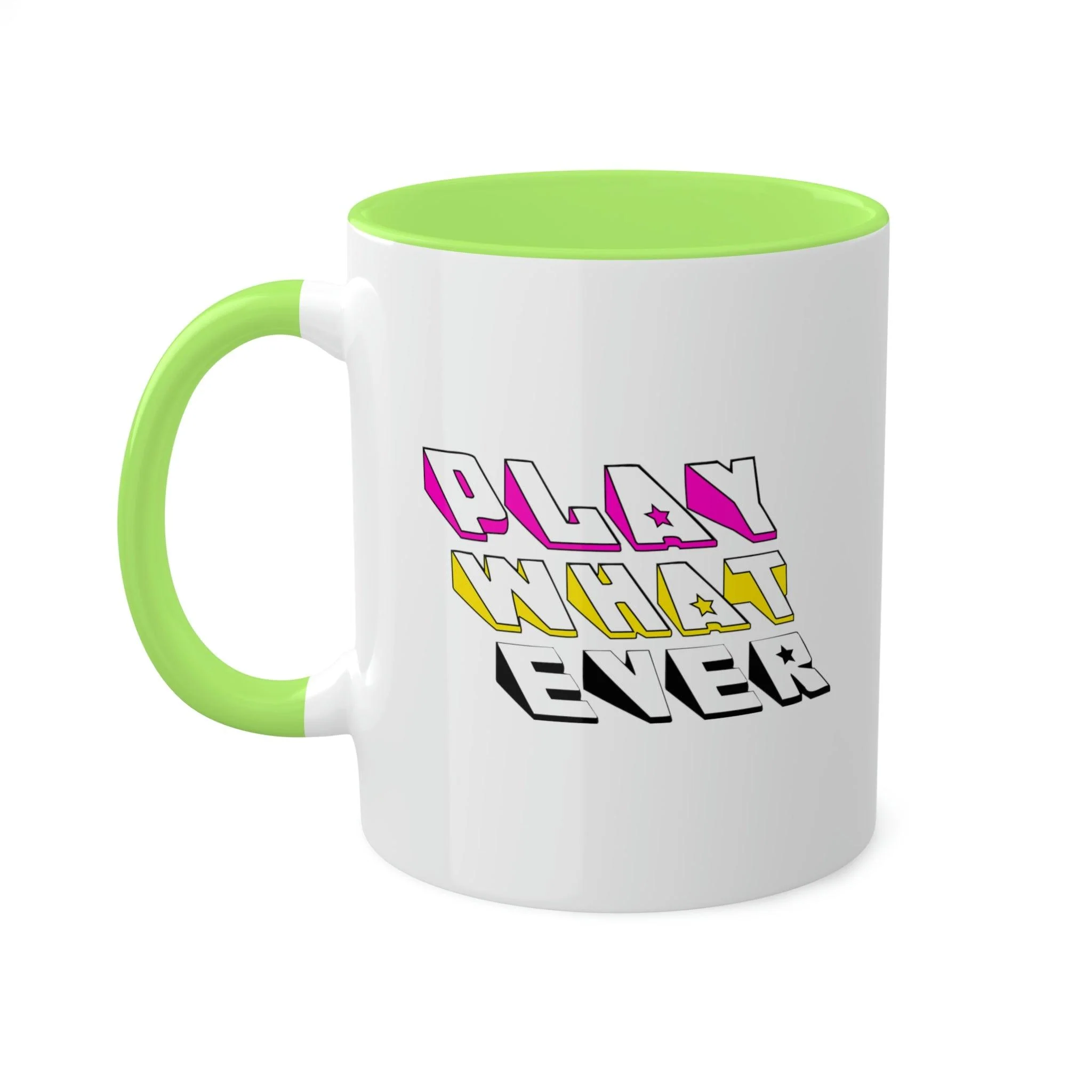 PlayWhatever Colorful 11oz Mug - Image 6