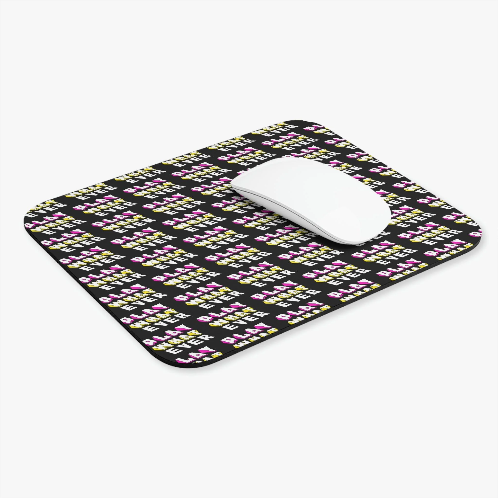PlayWhatever Logo Pattern Mouse Pad - Image 5