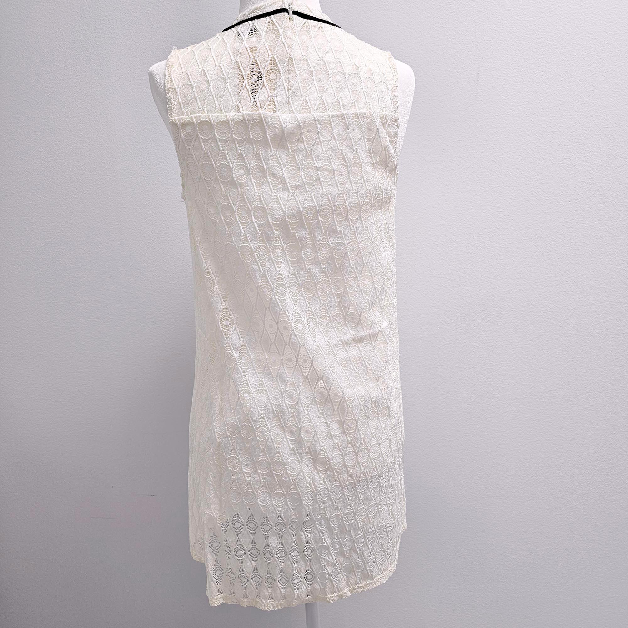 Preloved: Darling Short Lace-over Ribbon Detail Dress - Image 3
