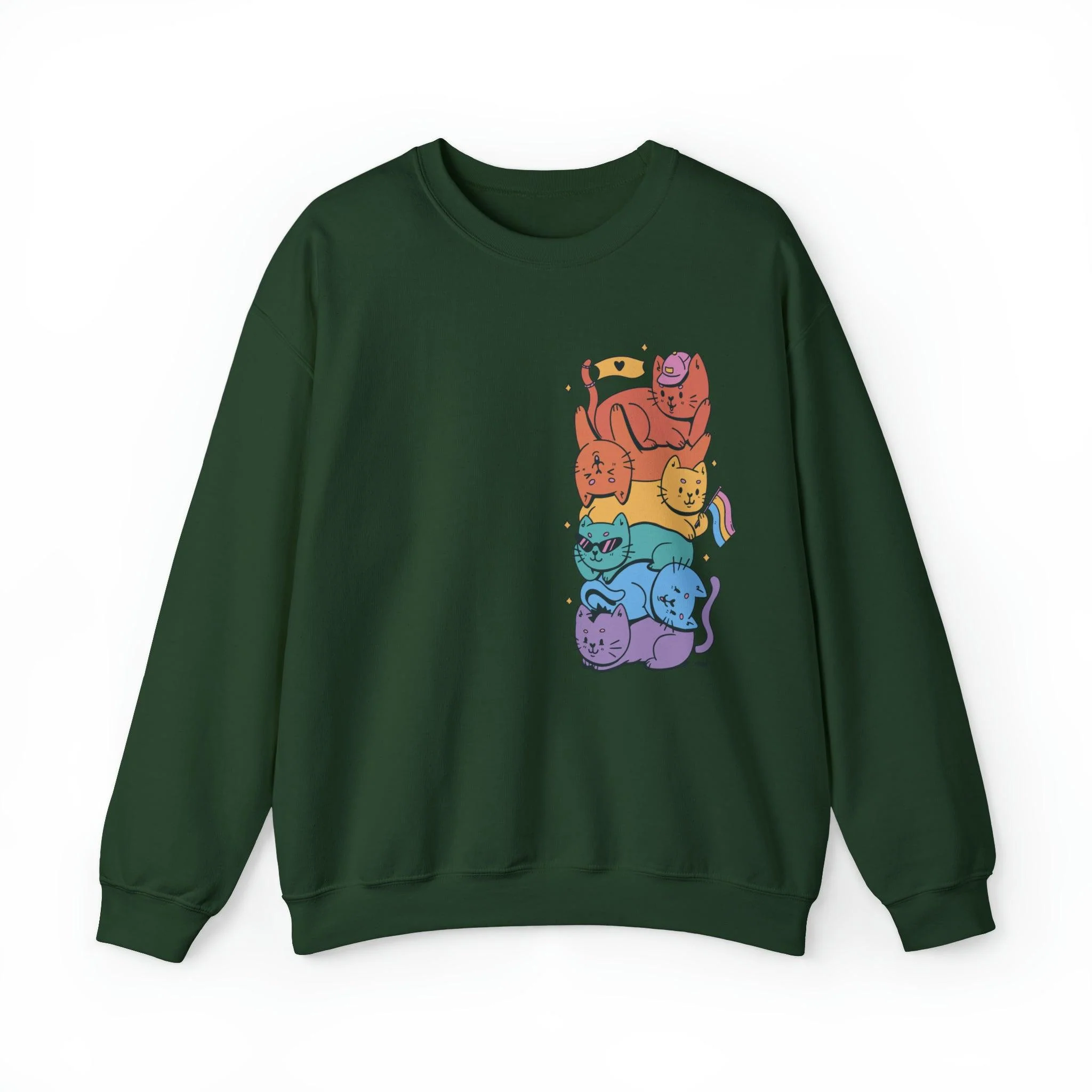 Pride Cats Unisex Sweatshirt - Image 10