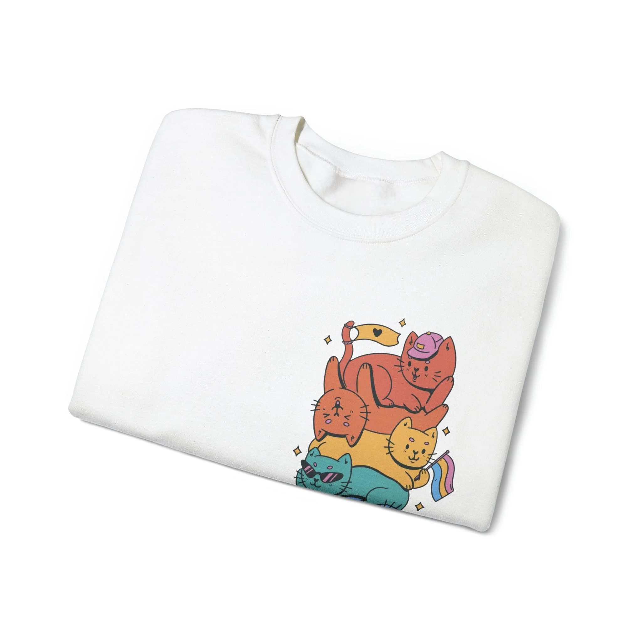 Pride Cats Unisex Sweatshirt - Image 9