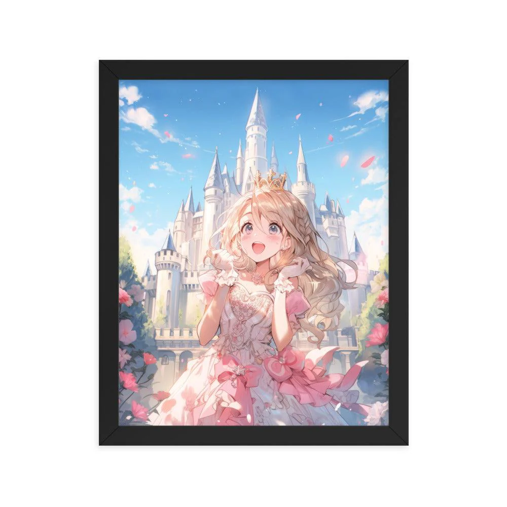 Princess Song in the Garden Anime Poster with Frame - Image 4