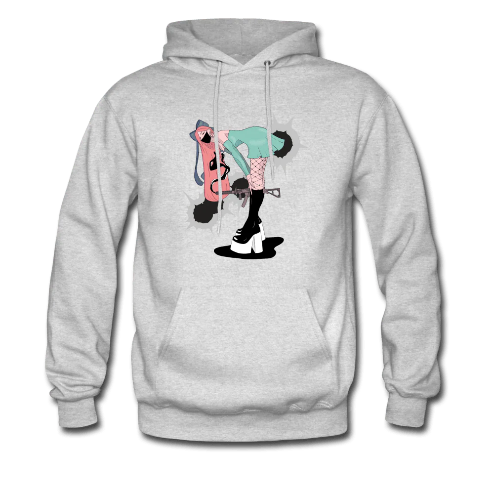 Punk Gunslinger Anime Girl Hoodie - Image 5