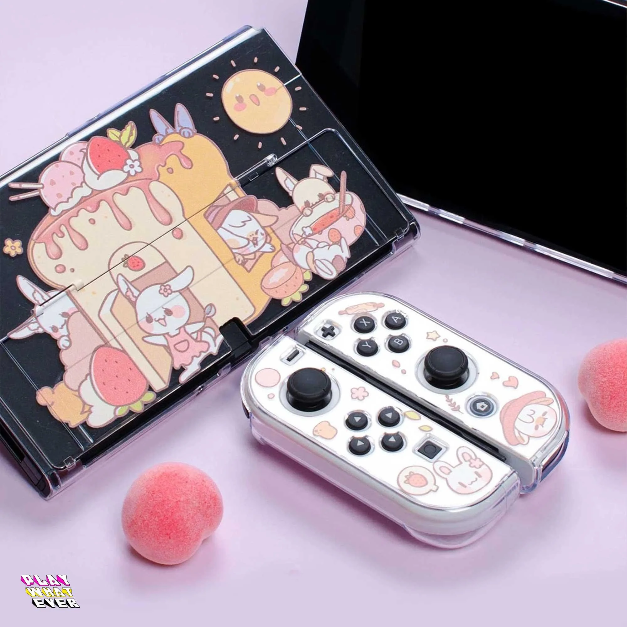 Rabbit Pastry Forest Cute Nintendo Switch Case - Image 3