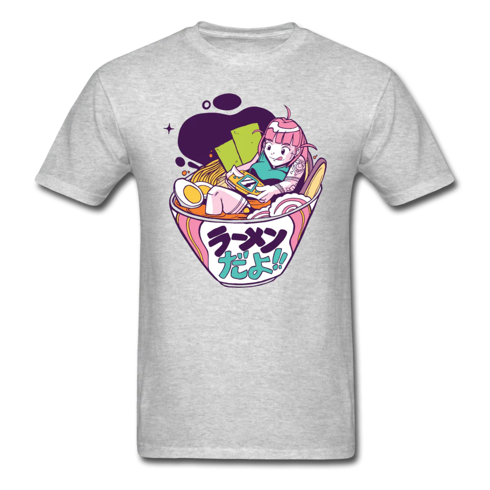 Ramen x Gaming Collab Anime Girl Unisex T-Shirt - Image 5
