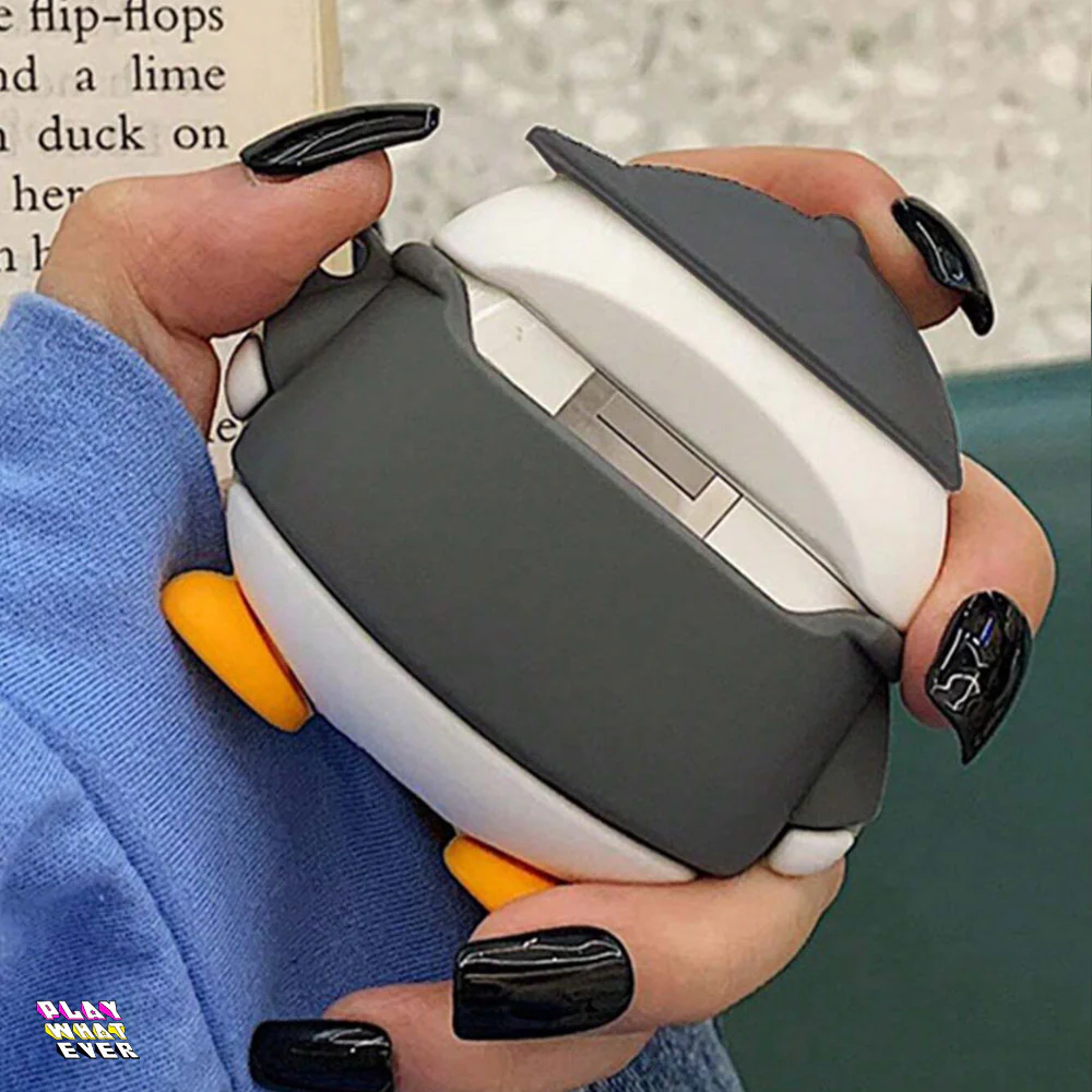 Rich Gangster Duck AirPods Case – Stylish Protection with Attitude - Image 4