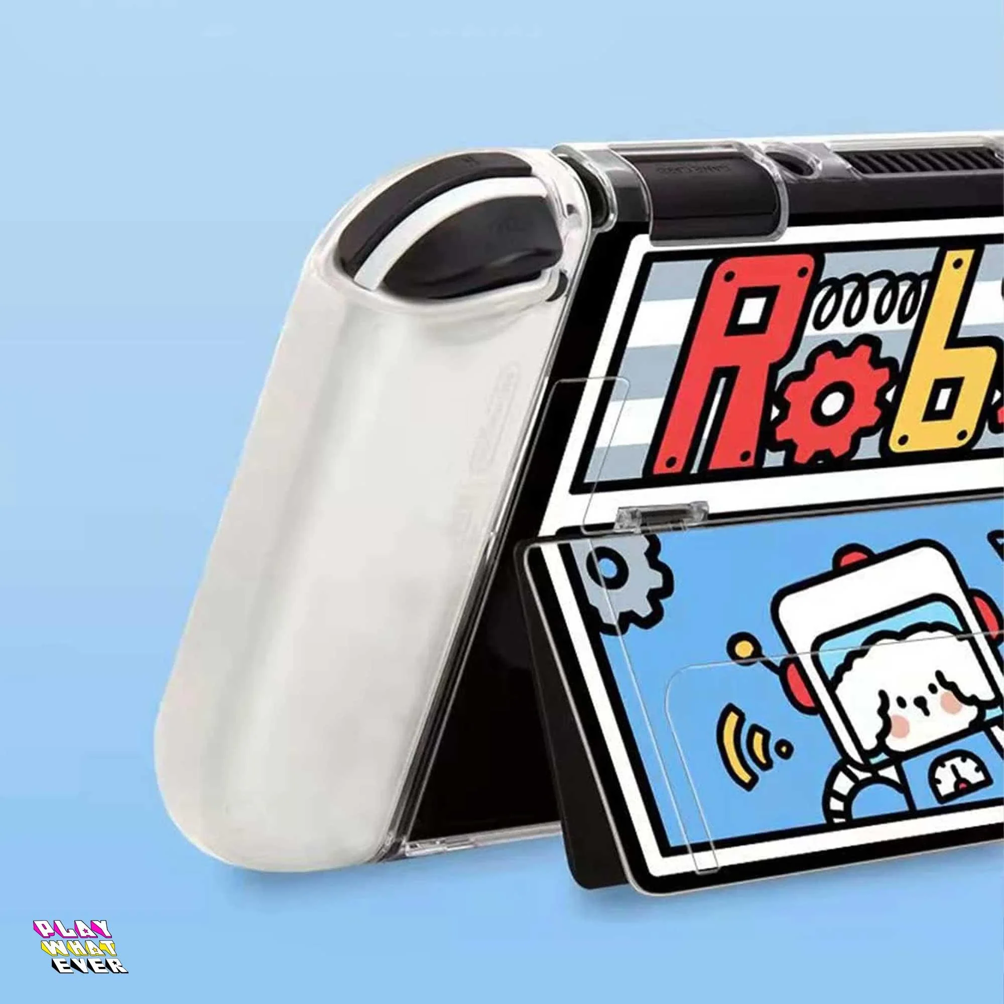 Robots and Aliens Science Nintendo Switch Case - Image 4