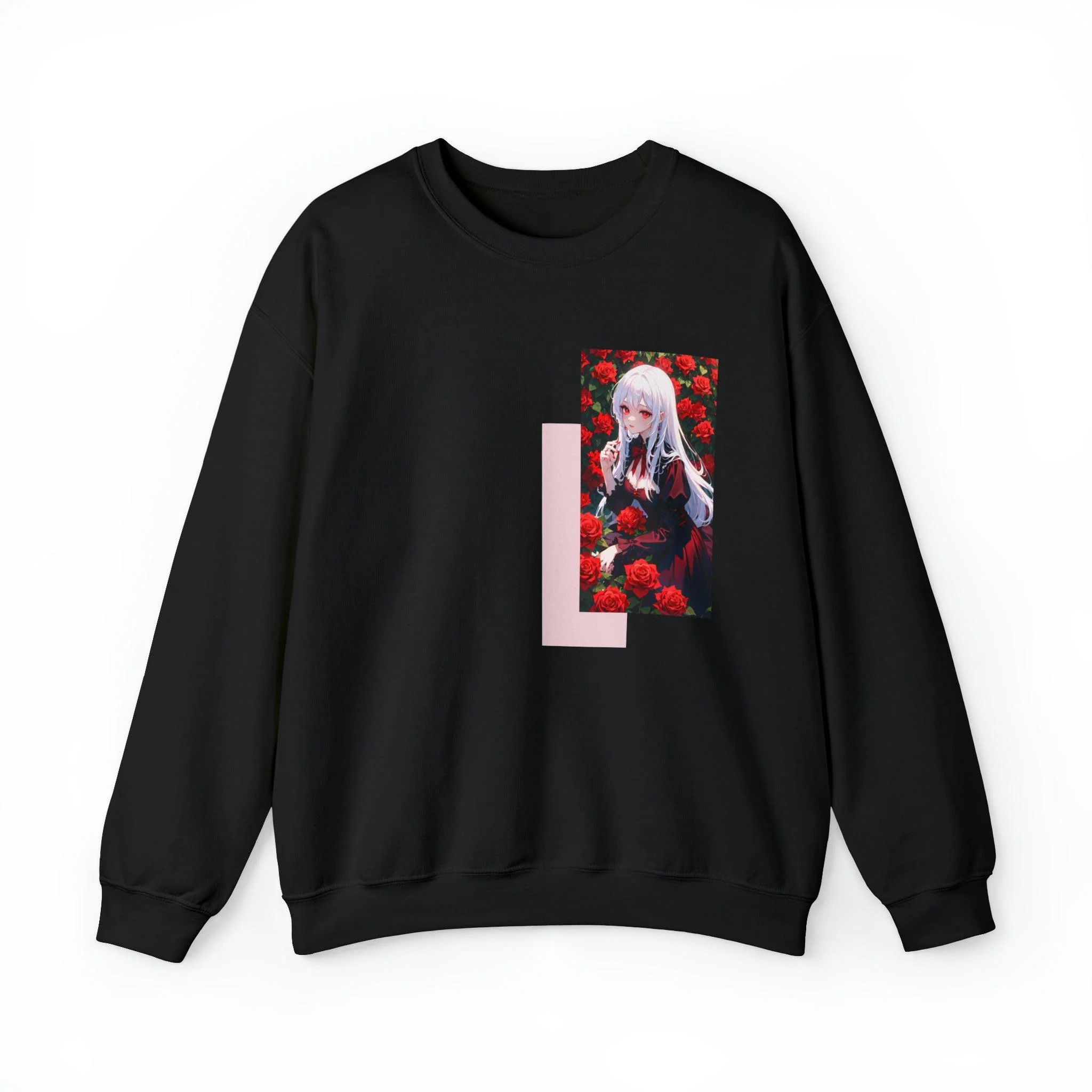 Rose Maiden Anime Girl Unisex Sweatshirt - Image 3