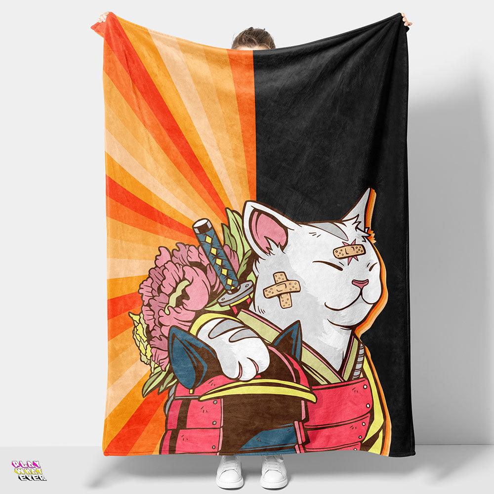 Samurai Cat Training Blanket