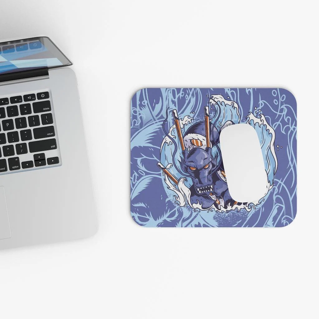 Sea Serpent Dragon Sushi Mouse Pad - Image 6