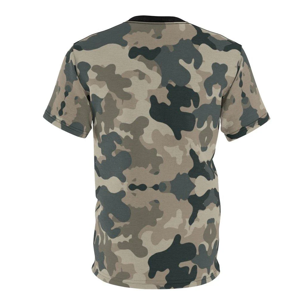 Senpai Anime Girl Army Calls Unisex AOP Tee - Image 3