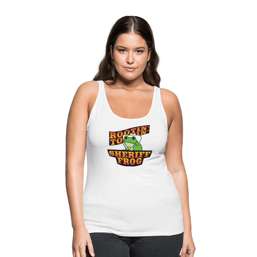 Sheriff Frog Women’s Tank Top - Image 3