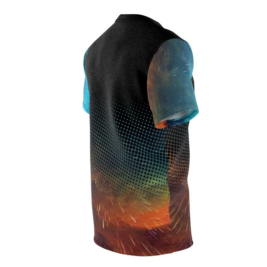 Skating Over The Nebula Astronaut Unisex Shirt - Image 4