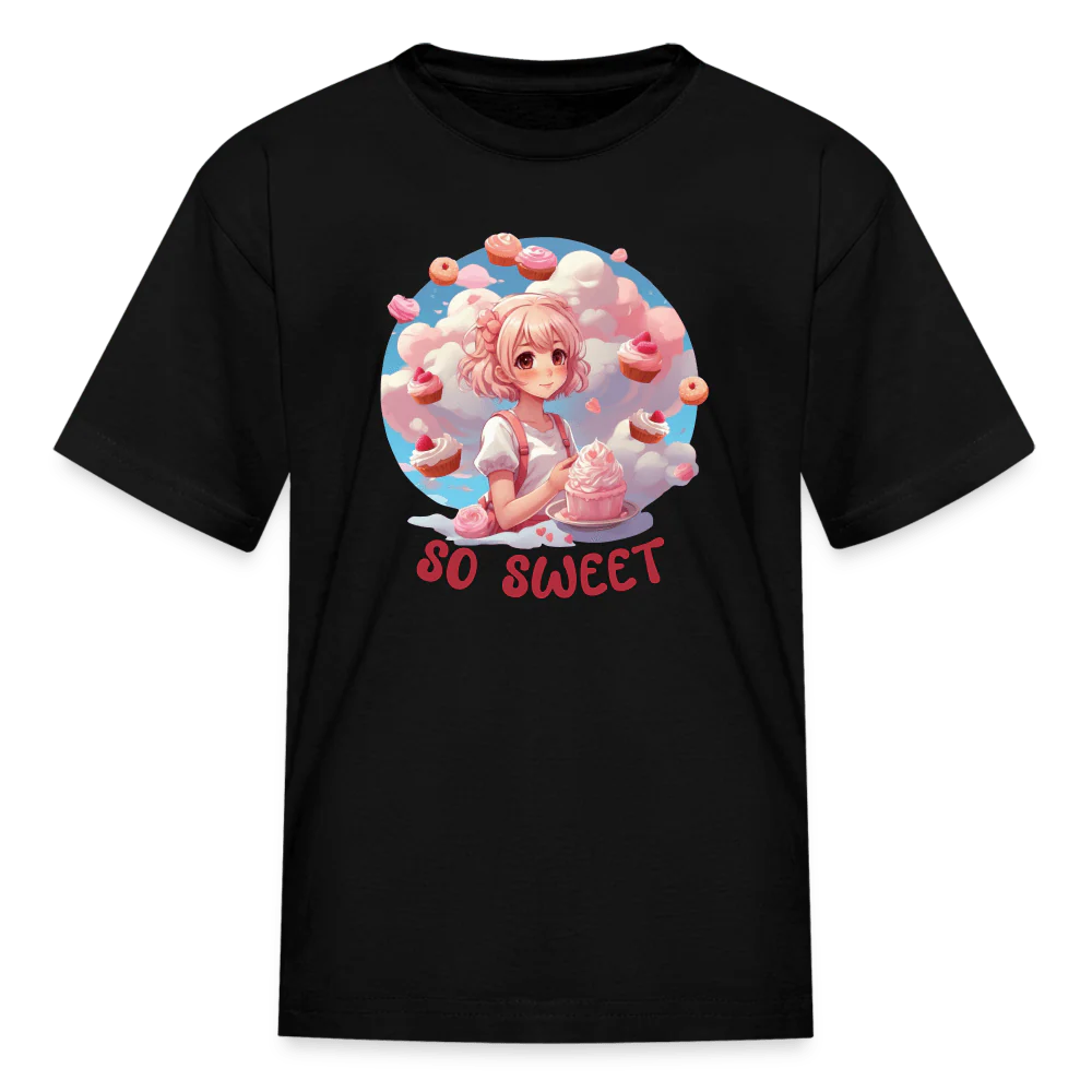 So Sweet Anime Desserts Kids' T-Shirt - Image 4