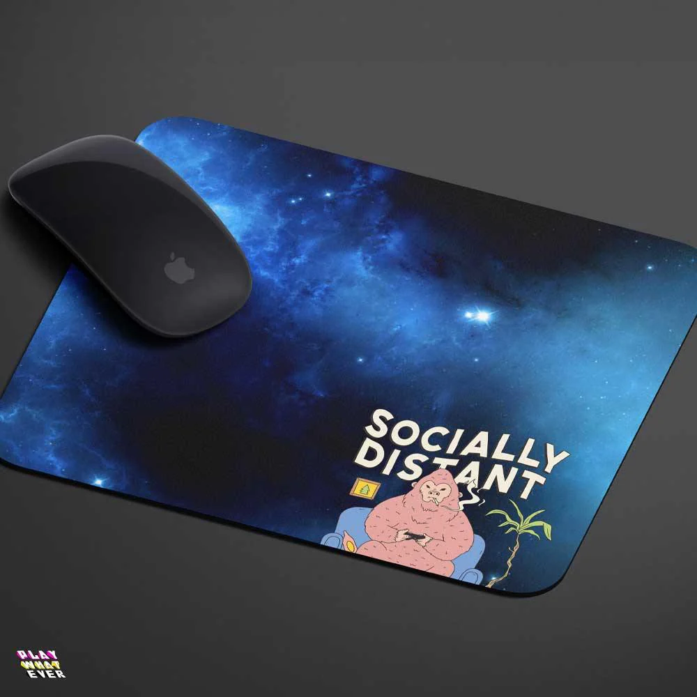 Pink Gorilla Gaming Mouse Pad – Socially Distant Vibes, Fun & Functional - Image 2