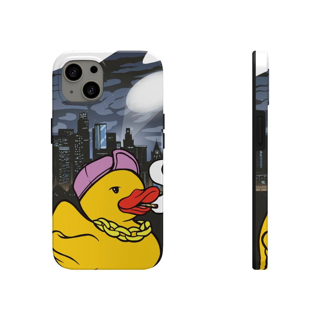 Stoner Ducky City Lights Tough Phone Cases - Image 4