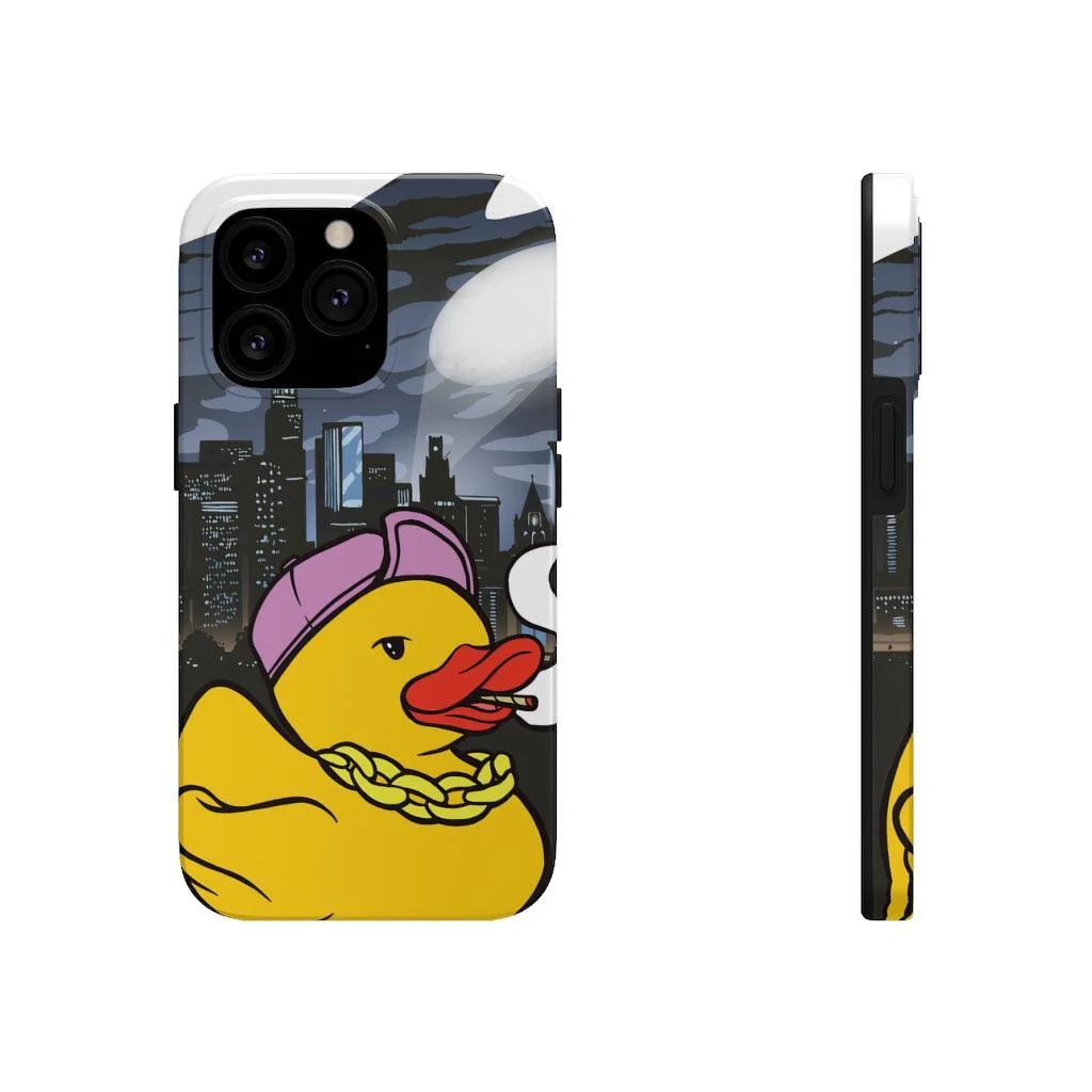 Stoner Ducky City Lights Tough Phone Cases - Image 5