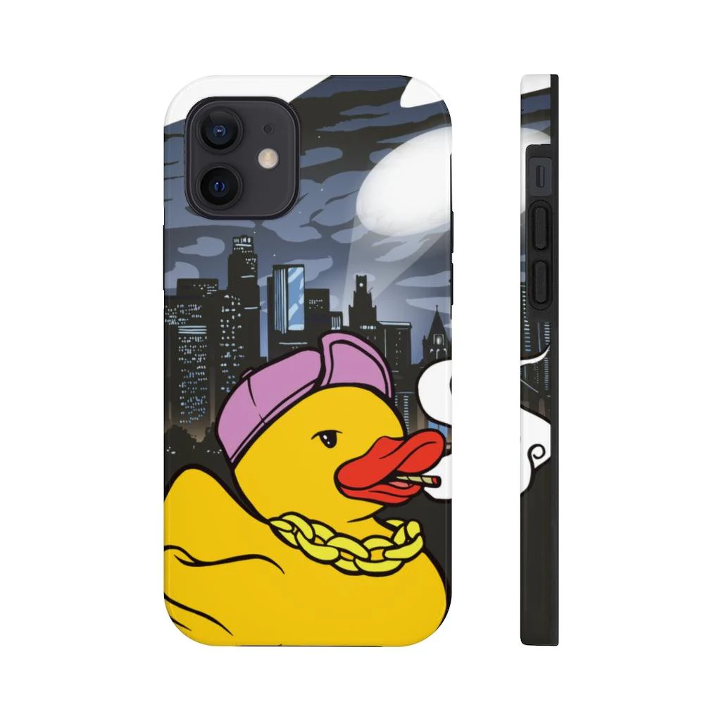 Stoner Ducky City Lights Tough Phone Cases - Image 6