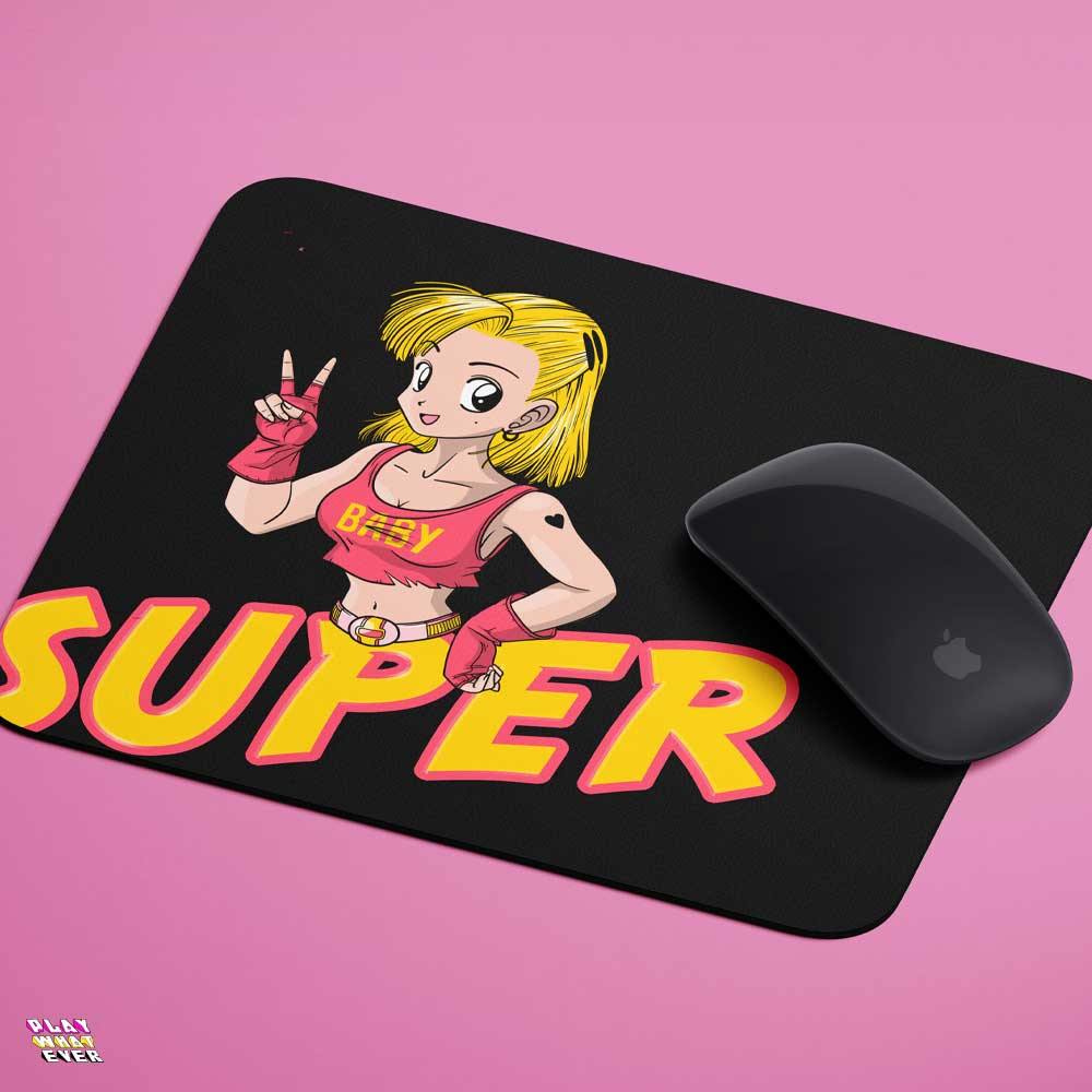SUPER! Spunk Anime Girl Mouse Pad - Image 2