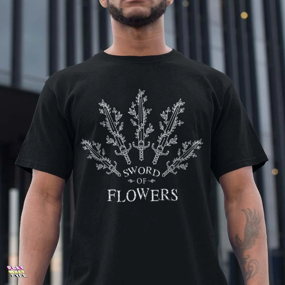 Sword of Flowers Unisex T-Shirt - Image 2